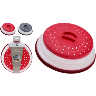 Magnetrondeksel - Vouwbaar - Warmhouden Eten -  Ø266mm - Polypropyleen - Rood - Inhoud Nvt - Opties Plooibaar