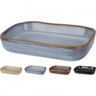 Stoneware Plat à Four - Collations et Desserts - 140ml - Céramique - Multicolore - Marque Merkloos - Matériel Céramique - Couleur Multicolore