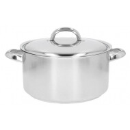 Demeyere Athena Marmite avec Couvercle - Ø22cm - 4L - Acier Inoxydable - Argent - Marque Demeyere - Convient pour Four,Toutes sources de chaleur,Gaz,Brander,Halogeen,Keramisch,Induction,Électrique