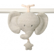 Nattou Teddy Muziek Knuffel Olifant - 20cm - Grijs - Merk Nattou - Kleur Grijs
