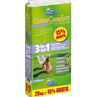 Viano Gazonmeststof 3in1 - anti-moswerking en bacteriën - 20kg - Eigenschappen Gebruiksklaar - Inhoud 20 kg