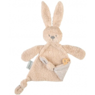 Nattou Lapidou Knuffeldoekje Konijn Doudou - 36cm - Teddy Zand - Merk Nattou - Kleur Zand