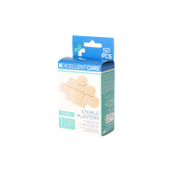 Waterproof Pleisterset - Langdurige Aanhechting - 4x1/7,6x1,9/5,6x1,9/Ø2,2cm - Beige - Topper - Merk Merkloos - Type pleister Wondpleister - Eigenschappen Waterresistent