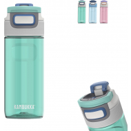 Kambukka Elton Drinkfles 500ml - 3-in-1 Deksel - Grip - Ice Green - Merk Kambukka - Inhoud 500 ml - Kleur Groen