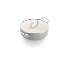 Dagelijkse Kost Jeroen Meus Proline Casserole avec Couvercle – Revêtement Céramique – 24cm - Marque Dagelijkse Kost - Convient pour Toutes sources de chaleur