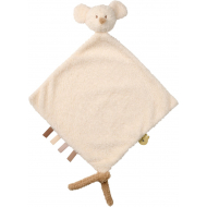 Nattou TeddyMaxi Knuffeldoekje Muis - 35cm - Ecru - Merk Nattou - Kleur Ecru