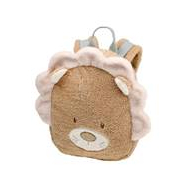 Nattou Teddy Rugzak Leeuw - 33cm - Karamel - Merk Nattou - Kleur Karamel