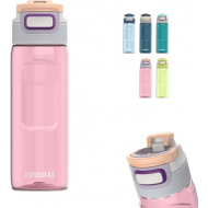 Kambukka Elton Drinkfles 750ml - 3-in-1 Deksel - Grip - Rainbow Pastels - Topper - Merk Kambukka - Kleur Roze - Inhoud 750 ml