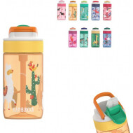Kambukka Lagoon Drinkfles Kinderen 400ml - Geïntegreerd Rietje - BPA Vrij - Lekvrij - Mexico - Topper - Merk Kambukka - Kleur Oranje - Inhoud 400 ml