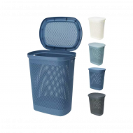 Pure Garden & Living Wasmand - met Deksel - met Handgrepen - 60L - Polypropyleen - Multicolor - Inhoud 60 l - Materiaal Polypropyleen - Kleur Multicolor