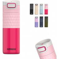 Kambukka Etna Grip Thermosbeker 500ml - Snapclean Dop - Lekvrij - BPA Vrij - Diva Pink - Merk Kambukka - Kleur Roze - Inhoud 500 ml