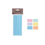 Pailles en Papier - Papier - Multicolore - 16 Pièces - Marque Merkloos