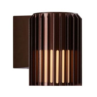 Nordlux Aludra Wandlamp - E27 - Niet Dimbaar - Ø12,4x16,8cm - Aluminium - Bruin - Fitting Nvt - Type lamp Lamp niet inbegrepen - Aantal lichtpunten 1 - Materiaal Aluminium - Kleur Bruin
