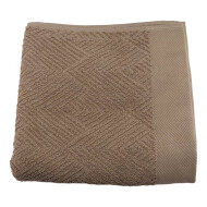 Luxe Handdoek - 50x100cm - Katoen - Mokka - Merk DDD