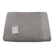 Luxe Handdoek - 70x140cm - Katoen - Lichtgrijs - Merk DDD