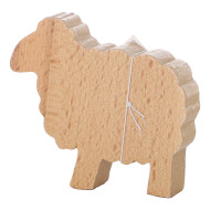 Décoration mouton en bois 8cm - Marque DDD