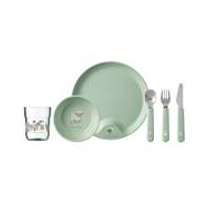Mepal Kinderservies Mio - Borden/Drinkbeker/Bestek- BPA-vrij - Kunststof - Little Farm - Merk Mepal