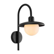 Nordlux Berlo Wandlamp - E27 - Niet Dimbaar - Ø21,2x39cm - Metaal - Zwart - Kleur Zwart - Fitting Nvt - Type lamp Lamp niet inbegrepen - Materiaal Metaal - Aantal lichtpunten 1