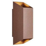 Nordlux Nico Wandlamp - 2 Lampen - GU10 - Dimbaar - Ø6,5x22cm - Aluminium - Bruin - Materiaal Aluminium - Aantal lichtpunten 2 - Type lamp Lamp niet inbegrepen - Fitting Nvt - Kleur Bruin