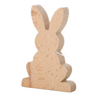 Decoratie houten konijn 13cm - Merk DDD