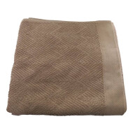 Luxe Handdoek - 70x140cm - Katoen - Mokka - Merk DDD