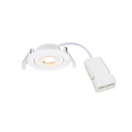 Nordlux Monolo Inbouwspot - Dimbaar - Ø8,2x5,5cm - Metaal - Wit - Fitting Nvt - Geschikt voor Nvt - Vermogen 5 W - Materiaal Metaal - Type lamp LED - Kleur Wit
