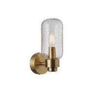 Nordlux Tutan Wandlamp - E14 - Dimbaar - Ø9x23cm - Glas - Goud - Aantal lichtpunten 1 - Fitting Nvt - Kleur Goud - Materiaal Glas - Type lamp Lamp niet inbegrepen