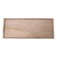 Plat en Bois Rectangulaire - L - 50x20x2cm - Marque DDD