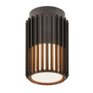 Nordlux Aludra Plafondlamp - E27 - Niet Dimbaar - Ø18,8x18,8cm - Aluminium - Zwart - Aantal lichtpunten 1 - Fitting Nvt - Kleur Zwart - Type lamp Lamp niet inbegrepen - Materiaal Aluminium