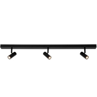 Nordlux Omari 3-Spot - 3 Lampen - Dimbaar - Ø37,5x5,5cm - Metaal - Zwart - Fitting Nvt - Kleur Zwart - Type lamp Geïntegreerde LED - Aantal lichtpunten 3 - Materiaal Metaal