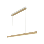 Nordlux Ilgas Hanglamp - Dimbaar - Ø6x120cm - Hout - Bruin - Type lamp Geïntegreerde LED - Materiaal Hout - Fitting Nvt - Kleur Bruin - Aantal lichtpunten 1