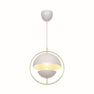Nordlux Tavia Hanglamp - E27 - Dimbaar - Ø33x246cm - Metaal - Wit - Fitting Nvt - Kleur Wit - Aantal lichtpunten 1 - Materiaal Metaal - Type lamp Lamp niet inbegrepen