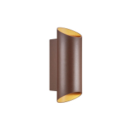 Nordlux Nico Wandlamp - 2 Lampen - GU10 - Dimbaar - Ø6,5x22cm - Aluminium - Bruin - Type lamp Lamp niet inbegrepen - Fitting Nvt - Aantal lichtpunten 2 - Kleur Bruin - Materiaal Aluminium