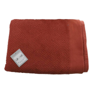 Luxe Handdoek - 70x140cm - Katoen - Terra - Merk DDD