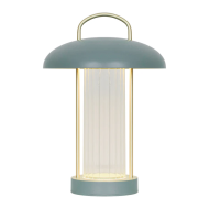 Nordlux Mirano Tafellamp - Dimbaar - Ø14x20cm - Metaal/Glas - Groen - Dimbaar Ja - Materiaal Metaal,Glas - Type lamp LED - Kleur Groen - Fitting Nvt