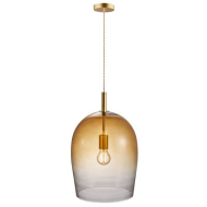 Nordlux Uma Hanglamp - E27 - Dimbaar - Ø29x46,5cm - Glas/Metaal - Oranje - Kleur Oranje - Materiaal Metaal,Glas - Type lamp Lamp niet inbegrepen - Aantal lichtpunten 1 - Fitting Nvt