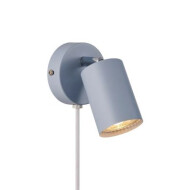 Nordlux Explore Wandlamp - GU10 - Niet Dimbaar - Ø8x11,5cm - Metaal - Blauw - Kleur Blauw - Fitting Nvt - Materiaal Metaal - Type lamp Lamp niet inbegrepen - Aantal lichtpunten 1
