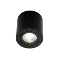 Nordlux Sabonis Plafondlamp - GU10 - Dimbaar - Ø8x8,5cm - Aluminium - Zwart - Kleur Zwart - Materiaal Aluminium - Aantal lichtpunten 1 - Type lamp Lamp niet inbegrepen - Fitting Nvt