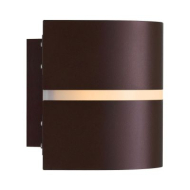 Nordlux Sibelis Wandlamp - E27 - Dimbaar - Ø19,5x12cm - Aluminium - Bruin - Fitting Nvt - Type lamp Lamp niet inbegrepen - Aantal lichtpunten 1 - Materiaal Aluminium - Kleur Bruin