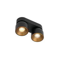 Nordlux Pitcher Spotlamp - 2 Lampen - GU10 - Dimbaar - Ø10x11,6cm - Metaal - Zwart - Type lamp Lamp niet inbegrepen - Aantal lichtpunten 2 - Kleur Zwart - Fitting Nvt - Materiaal Metaal