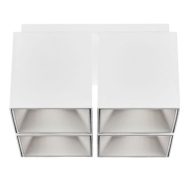 Nordlux Uma Hanglamp - E27 - Niet Dimbaar - Ø23x39,5cm - Glas/Metaal - Wit - Aantal lichtpunten meer dan 3 - Kleur Wit - Materiaal Metaal,Glas - Fitting Nvt - Type lamp Lamp niet inbegrepen