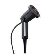Nordlux Spotlight Priklamp - GU10 - Dimbaar - Ø14x38cm - Aluminium - Zwart - Kleur Zwart - Aantal lichtpunten 1 - Vermogen Niet gekend - Fitting Nvt