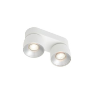 Nordlux Pitcher Spotlamp - 2 Lampen - GU10 - Dimbaar - Ø10x11,6cm - Metaal - Wit - Fitting Nvt - Kleur Wit - Type lamp Lamp niet inbegrepen - Aantal lichtpunten 2 - Materiaal Metaal
