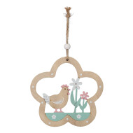 Décoration Pendentif Fleur - Bleu - Marque DDD