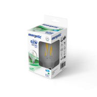 Nordlux Energetic LED-lamp – E27 – Niet Dimbaar – Ø9,5x13,7cm – Glas – Transparant - Dimbaar Nee - Fitting Nvt - Vermogen 4 W