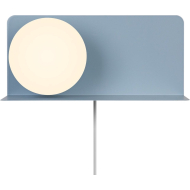 Nordlux Lilibeth Wandlamp - GU10 - Dimbaar - Ø6,5x8,8cm - Metaal/Glas - Blauw - Type lamp Lamp niet inbegrepen - Kleur Blauw - Fitting Nvt - Materiaal Glas,Metaal - Aantal lichtpunten 1