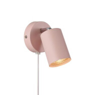 Nordlux Explore Wandlamp - GU10 - Niet Dimbaar - Ø8x11,5cm - Metaal - Roze - Type lamp Lamp niet inbegrepen - Kleur Roze - Fitting Nvt - Materiaal Metaal - Aantal lichtpunten 1