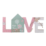 Décoration LOVE en Bois - 29,5x13,5cm - Marque DDD