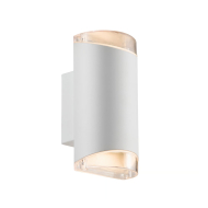 Nordlux Arn Wandlamp - 2 Lampen - GU10 - Niet Dimbaar - 10,5x22,5x11cm - Aluminium/Kunststof - Wit - Materiaal Kunststof,Zeemvel - Kleur Wit - Vermogen 28 W - Type lamp Lamp niet inbegrepen - Aantal lichtpunten 2