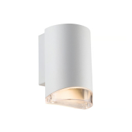 Nordlux Arn Wandlamp - GU10 - Niet Dimbaar - Ø6,5x11,5cm - Aluminium/Kunststof - Wit - Materiaal Kunststof,Aluminium - Type lamp Lamp niet inbegrepen - Vermogen 28 W - Aantal lichtpunten 1 - Kleur Wit